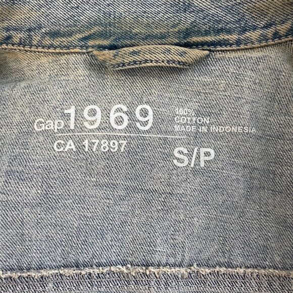 GAP 1969 Denim Jacket – 100% Cotton, Women’s Size Small - Picture 4 of 4